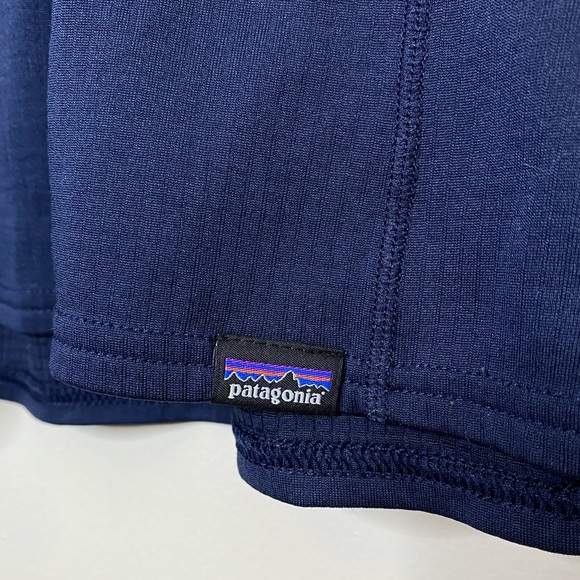 Patagonia Capilene Midweight Zip Long Sleeve Baselayer Navy Blue - Picture 4 of 6